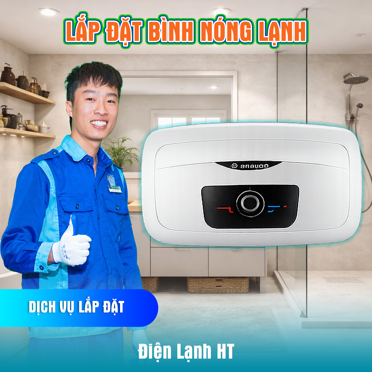 LẮP ĐẶT BÌNH NÓNG LẠNH
