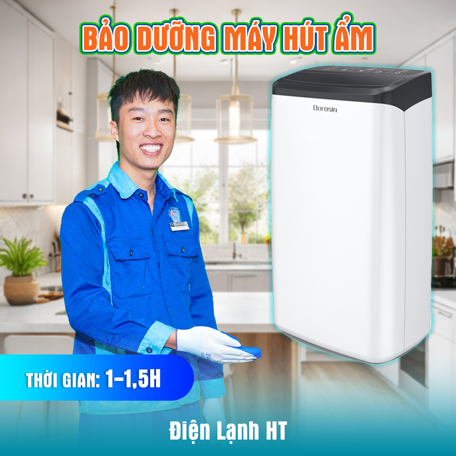BẢO DƯỠNG MÁY HÚT ẨM
