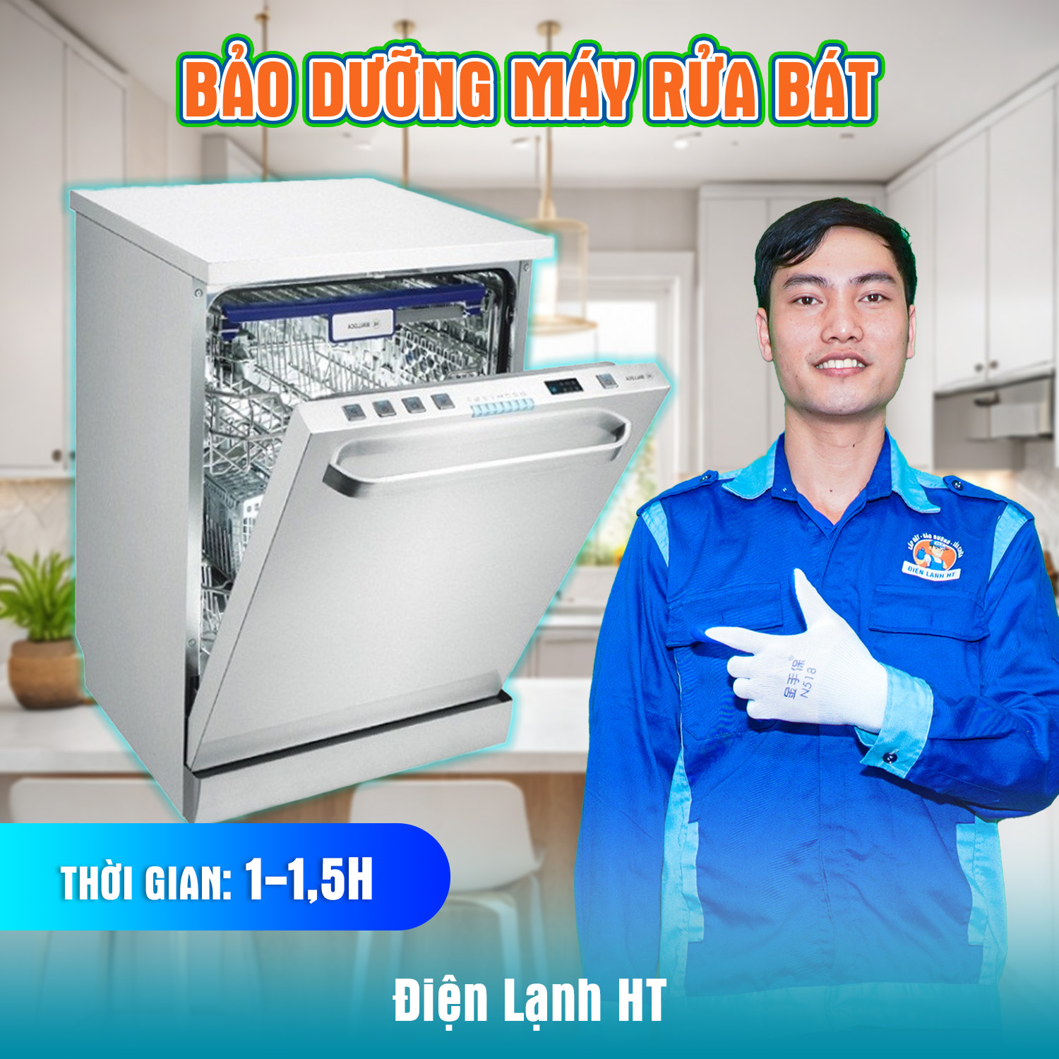 BẢO DƯỠNG MÁY RỬA BÁT