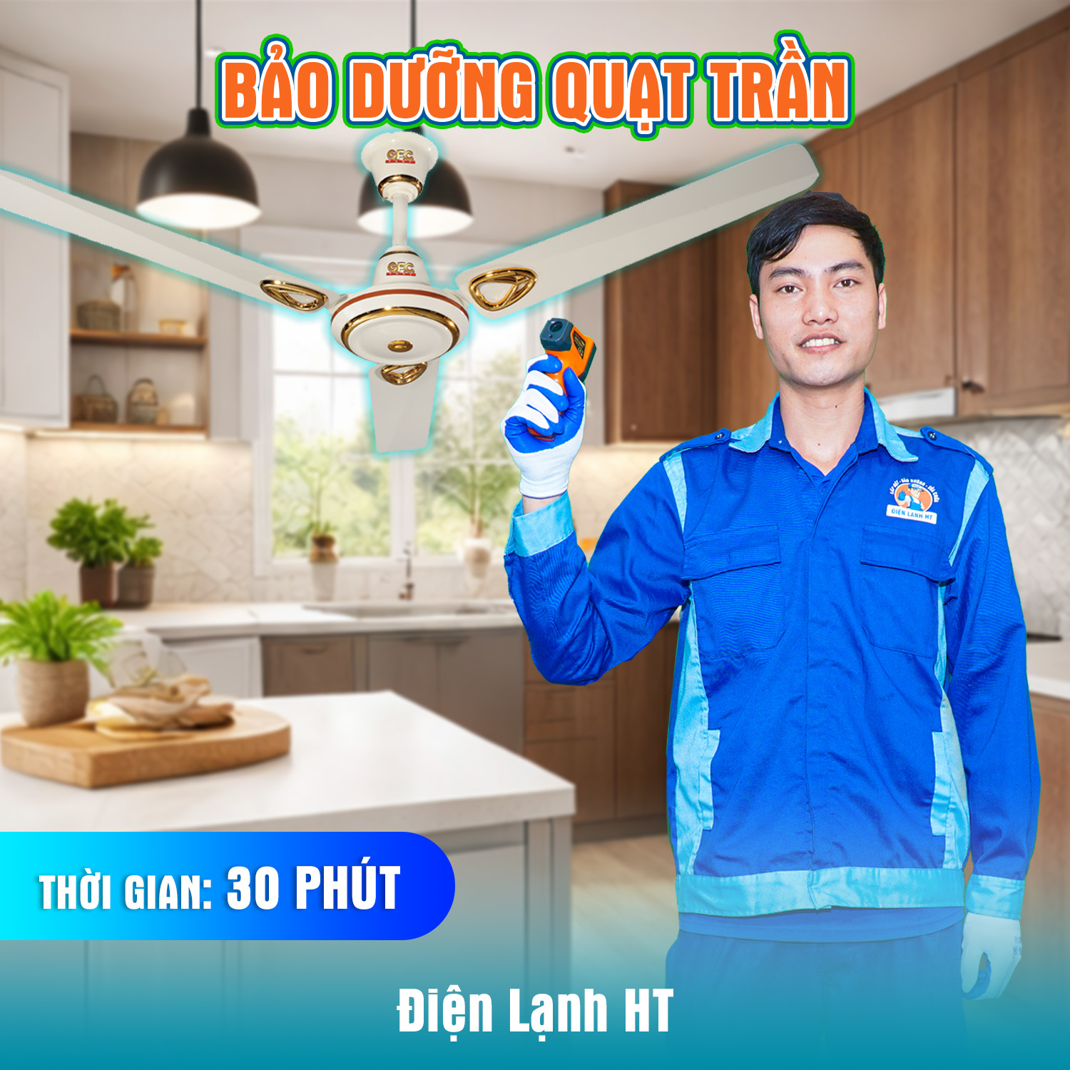 BẢO DƯỠNG QUẠT TRẦN