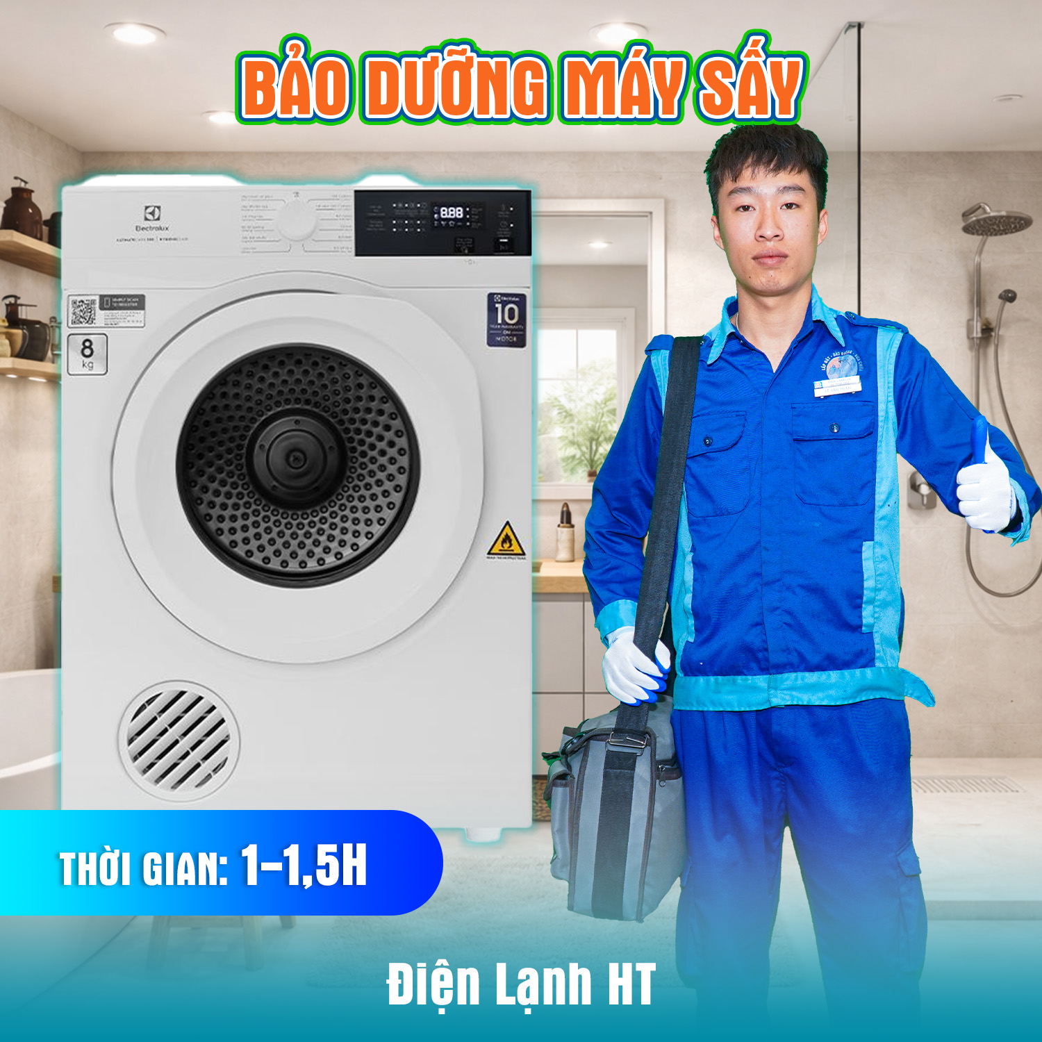 BẢO DƯỠNG MÁY SẤY