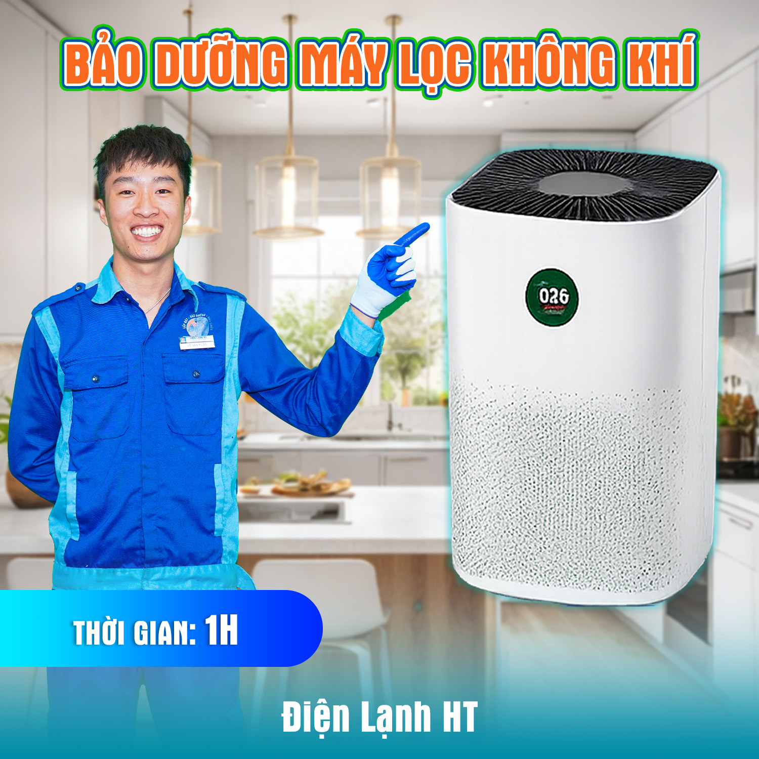 BẢO DƯỠNG MÁY LỌC KHÔNG KHÍ