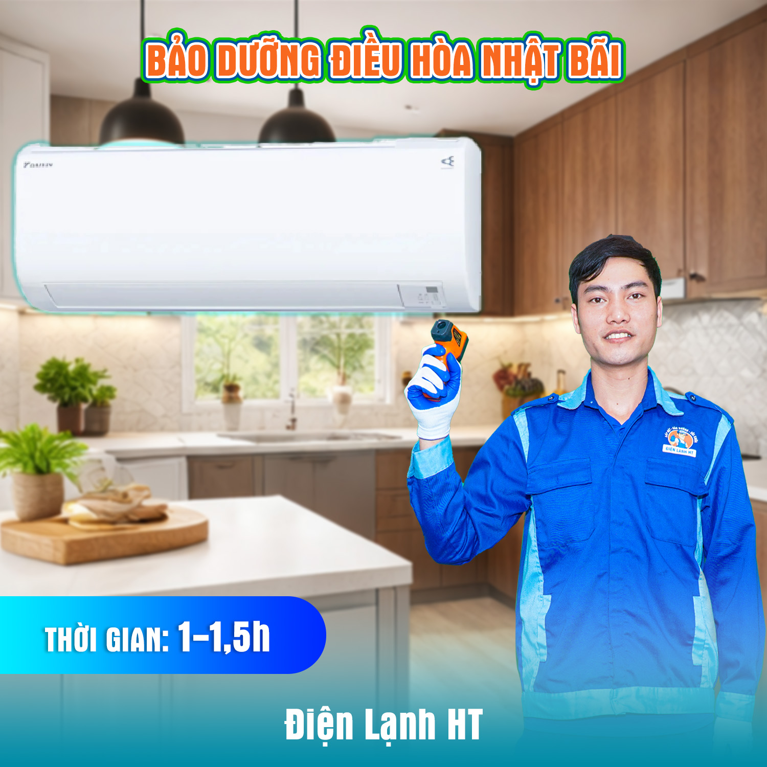 Bảo dưỡng điều hòa Nhật Bãi