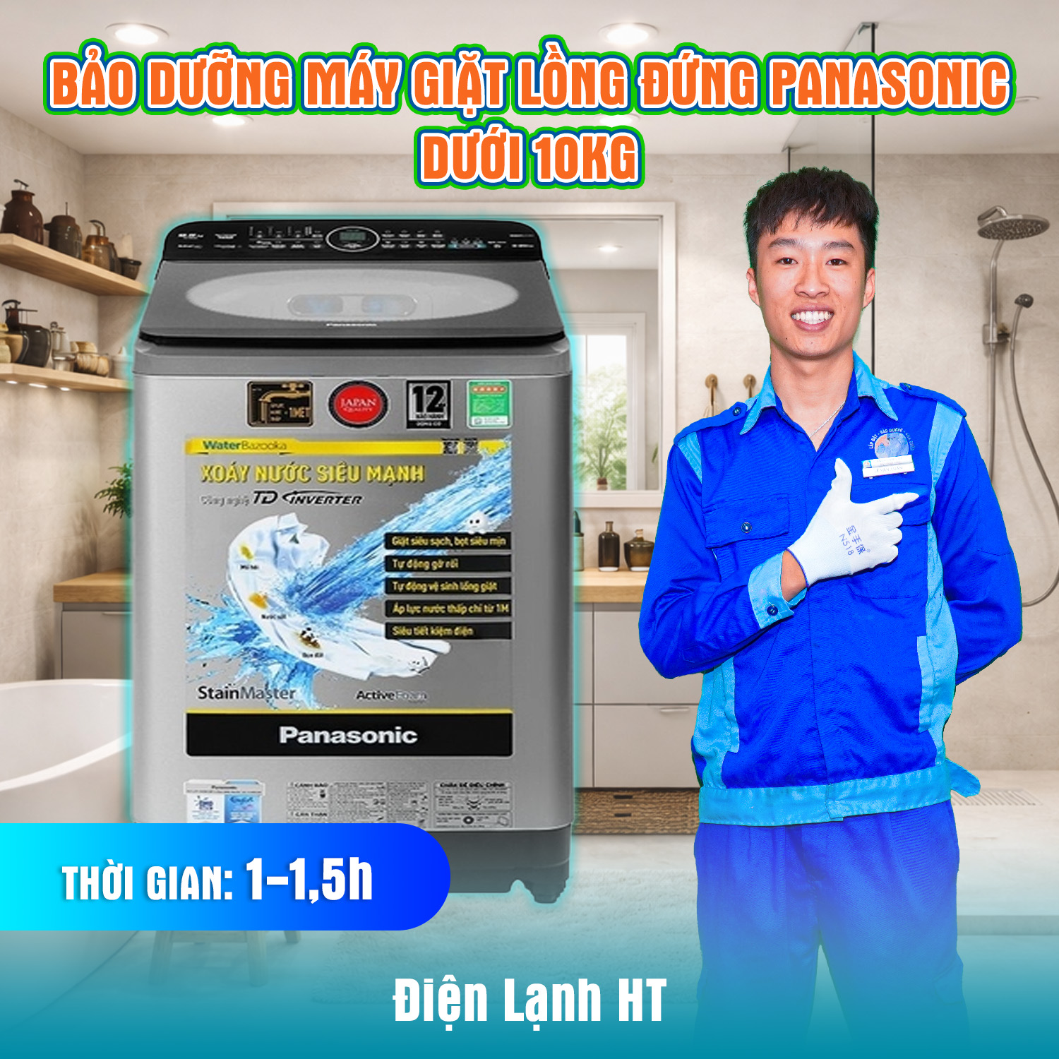 Máy giặt dưới 10KG panasonic